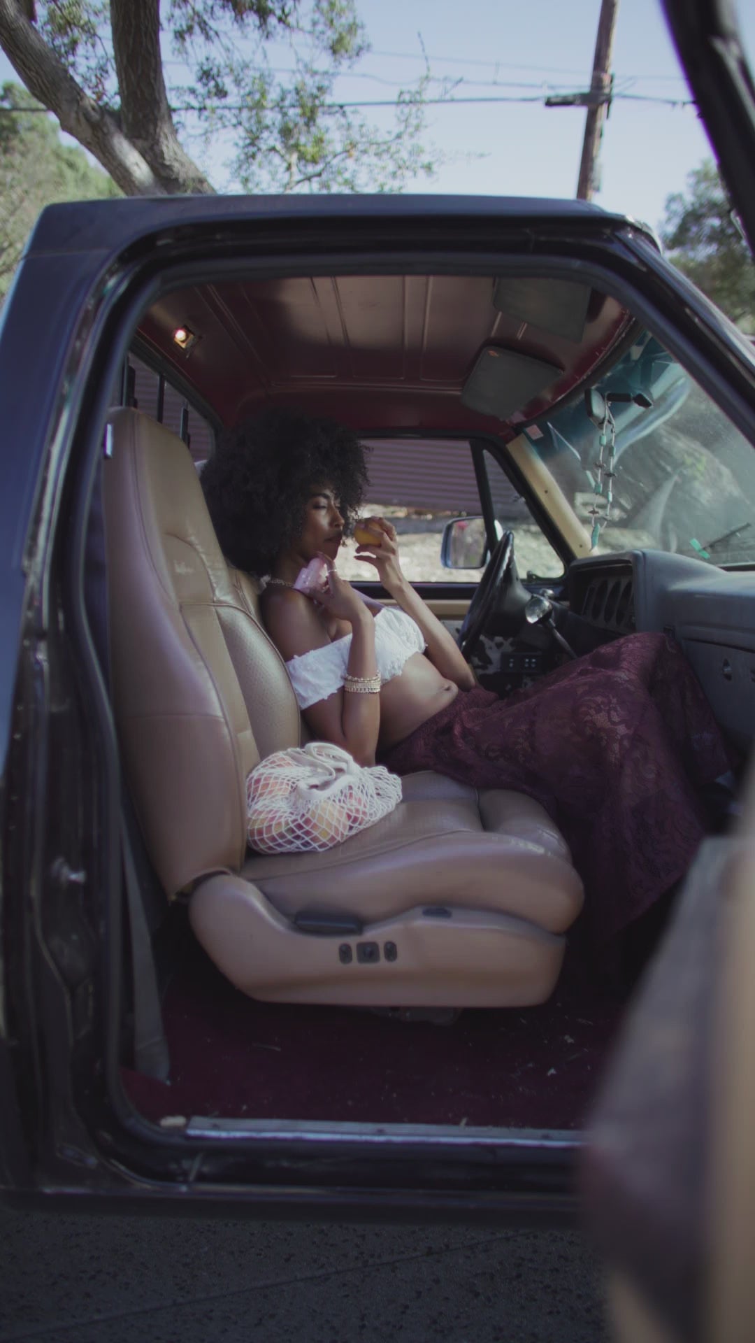 Video with text overlay